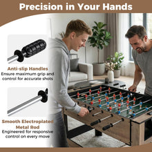 Load image into Gallery viewer, 124cm Reversible Football &amp; Pool Combo Table with 2 Foosballs
