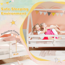 Load image into Gallery viewer, Wooden Kids Bed Frame with Trundle
