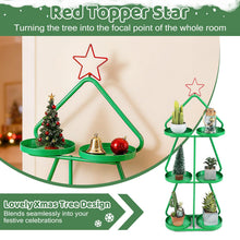 Load image into Gallery viewer, Christmas Plant Stand 3-Tier Tree-Shaped Side Table

