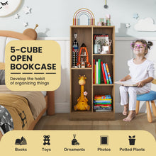 Load image into Gallery viewer, 3-Tier Children Bookshelf with 2 Anti-Tipping Kits
