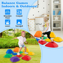 Load image into Gallery viewer, Stepping Stones for Kids, Toddler Balance Stone with Non-Slip Edge (11 Pcs: 42 x 40 x 20cm)
