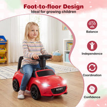 Load image into Gallery viewer, Kids Ride on Car, Toddler Foot to Floor Sliding Car with Headlights, Under-Seat Storage
