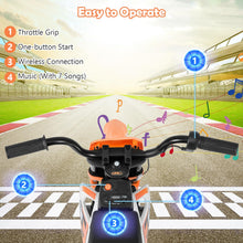 Load image into Gallery viewer, Kids Ride on Motorcycle, 12V Electric Ride On Bike with Training Wheels
