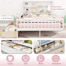 Load image into Gallery viewer, Wooden Kids Floor Bed with Guardrails
