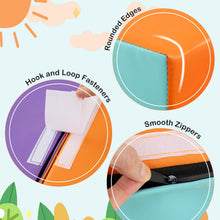 Load image into Gallery viewer, 10-Piece Foam Climbing Blocks for Crawling Climbing and Sliding
