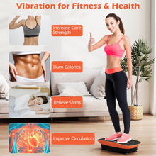 Load image into Gallery viewer, Vibration Plate Exercise Machine, Mini Shake Plate | 10 Speed Intensities, Clear LED Display, Remote Control
