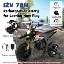 Load image into Gallery viewer, Kids Electric Motorbike, 12V Aprilia Licensed Battery Powered Ride on Motorcycle
