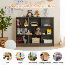 Load image into Gallery viewer, 3-Tier Children Storage Shelf Unit for Kids Room
