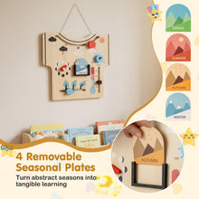Load image into Gallery viewer, Kids Wooden Calendar About Season and Lunar Phase

