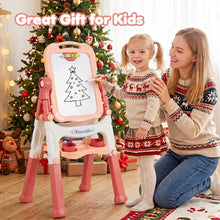 Load image into Gallery viewer, 4 in 1 Kids Art Easel Children Double Side Easel

