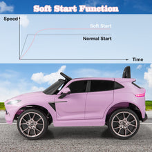 Load image into Gallery viewer, Kids Ride on Car, 12V Battery Powered Licensed Aston Martin DBX Toy Car with Remote Control (Pink)
