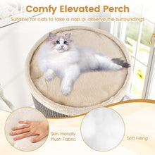 Load image into Gallery viewer, Cat House for Indoor Cats, 3/4-Story Cat Hideaway Cave Bed with Sisal Scratching Pad
