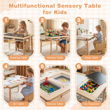 Load image into Gallery viewer, Kids Sensory Table and Chair Set, Activity Table
