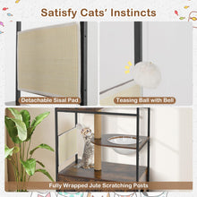 Load image into Gallery viewer, 150CM Cat Tree with Litter Box Enclosure
