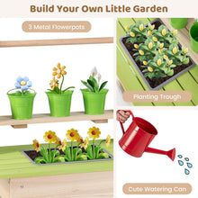 Load image into Gallery viewer, Mud Kitchen, Outdoor Kids Play Kitchen with Removable Pots
