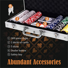 Load image into Gallery viewer, Poker Chips Set in Aluminium Case Texas Hold¡¯em Poker Set
