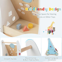 Load image into Gallery viewer, Wooden Baby Walker, 7-in-1 Toddler First Step Activity Interactive Push Along Toy
