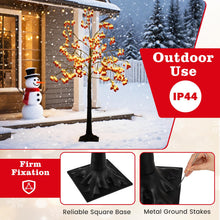 Load image into Gallery viewer, 50CM/5FT Christmas Tree, Artificial Xmas Tree with Bendable Branches, 384 Red Balls
