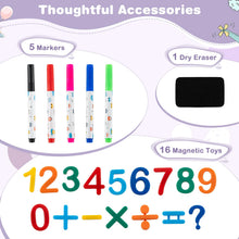 Load image into Gallery viewer, Height-adjustable and Foldable Standing Kids Art Easel with Chair
