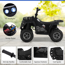 Load image into Gallery viewer, Kids Electric Quad Bike, 6V Battery Powered Toy Car with MP3 Player

