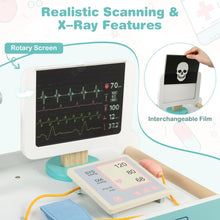 Load image into Gallery viewer, Kids Role Play Medical Station Cart with CT Machine
