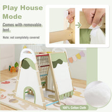 Load image into Gallery viewer, Multi-functional Kid's Climbing Toy with Slide and Climbing Net

