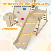 Load image into Gallery viewer, 3-In-1 Jungle Gym with Extended Slide and Rock Climbing
