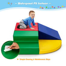 Load image into Gallery viewer, 4 Pieces Climb and Crawl Foam Play Set for Toddlers Preschoolers
