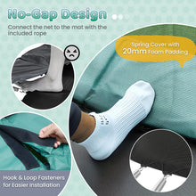 Load image into Gallery viewer, Outdoor Trampoline, 10FT x 8FT Rectangle Trampoline with Basketball Hoop
