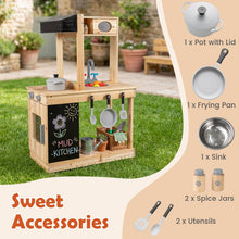 Load image into Gallery viewer, Outdoor Children Play Kitchen Pretend Toy Kitchen for 3+ Years Old Boys Girls
