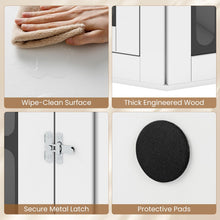 Load image into Gallery viewer, Corner Dog Crate Furniture, Indoor Wooden Dogs Kennel
