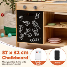 Load image into Gallery viewer, Kids Barbecue Playset, Wooden Children Kitchen with Sink
