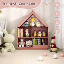 Load image into Gallery viewer, Kids Bookcase, 3-Tier Children Bookshelf with Anti-toppling Devices
