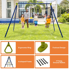 Load image into Gallery viewer, Metal Swing A-Frame with Swings
