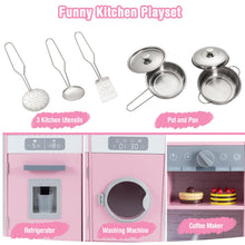 Load image into Gallery viewer, Kids Play Kitchen Toy Set with Water Dispenser and Sink
