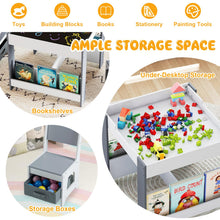 Load image into Gallery viewer, Kids Table and Chairs Set Toddler Wooden Activity Desk
