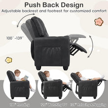 Load image into Gallery viewer, Kids Recliner Chair, 2-Seater Children Sofa
