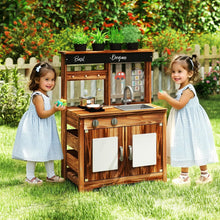 Load image into Gallery viewer, Kids Mud Kitchen, Children Potting Bench Table
