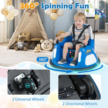 Load image into Gallery viewer, 12V Bumper Car for Kids with Remote Control and Lighting Modes
