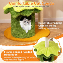 Load image into Gallery viewer, Cat Tree, 117cm Hamburger-Theme Cats Tower, Indoor Multi-Level Kitten Climbing Stand Activity Center
