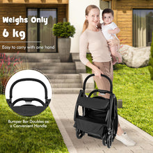 Load image into Gallery viewer, Baby Stroller, Foldable Toddler Pushchair with Adjustable Backrest
