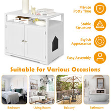 Load image into Gallery viewer, Modern Cat Litter Box Enclosure
