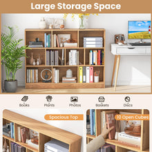 Load image into Gallery viewer, 140 x 24 x 104cm 3-Tier Children Bookshelf with 2 Anti-Tipping Kits
