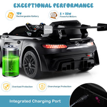 Load image into Gallery viewer, 12V Kids Powered Ride on Car Benz GT3 with Spoiler and Remote Control
