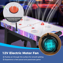 Load image into Gallery viewer, 144 CM Air Hockey Table with 2 Pucks and 2 Pushers for Kids and Adults
