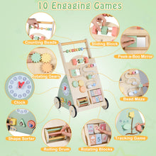 Load image into Gallery viewer, 10 in 1 Toddler Push Along Toy with Activity Center
