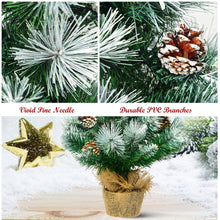 Load image into Gallery viewer, 2FT Artificial Mini Tabletop Christmas Tree with Base
