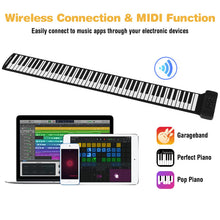 Load image into Gallery viewer, Portable Hand Roll Piano Keyboard with 128 Rhythms
