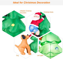 Load image into Gallery viewer, 6FT Inflatable Light Up Christmas Tree with LED Lights
