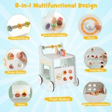 Load image into Gallery viewer, Multifunctional Ice Cream Cart Toy with Sweet Accessories and Smooth Wheels
